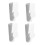 4pcs Over the Door Hooks No Drill Multiuse Space Saving Door Back Hook for Bathroom 1