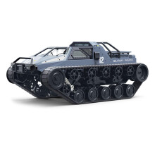 C8812 MAX 1/12 RC Tracked Off Road Vehicle 360 Rotation LED Lights Hobby Grade Car Gray