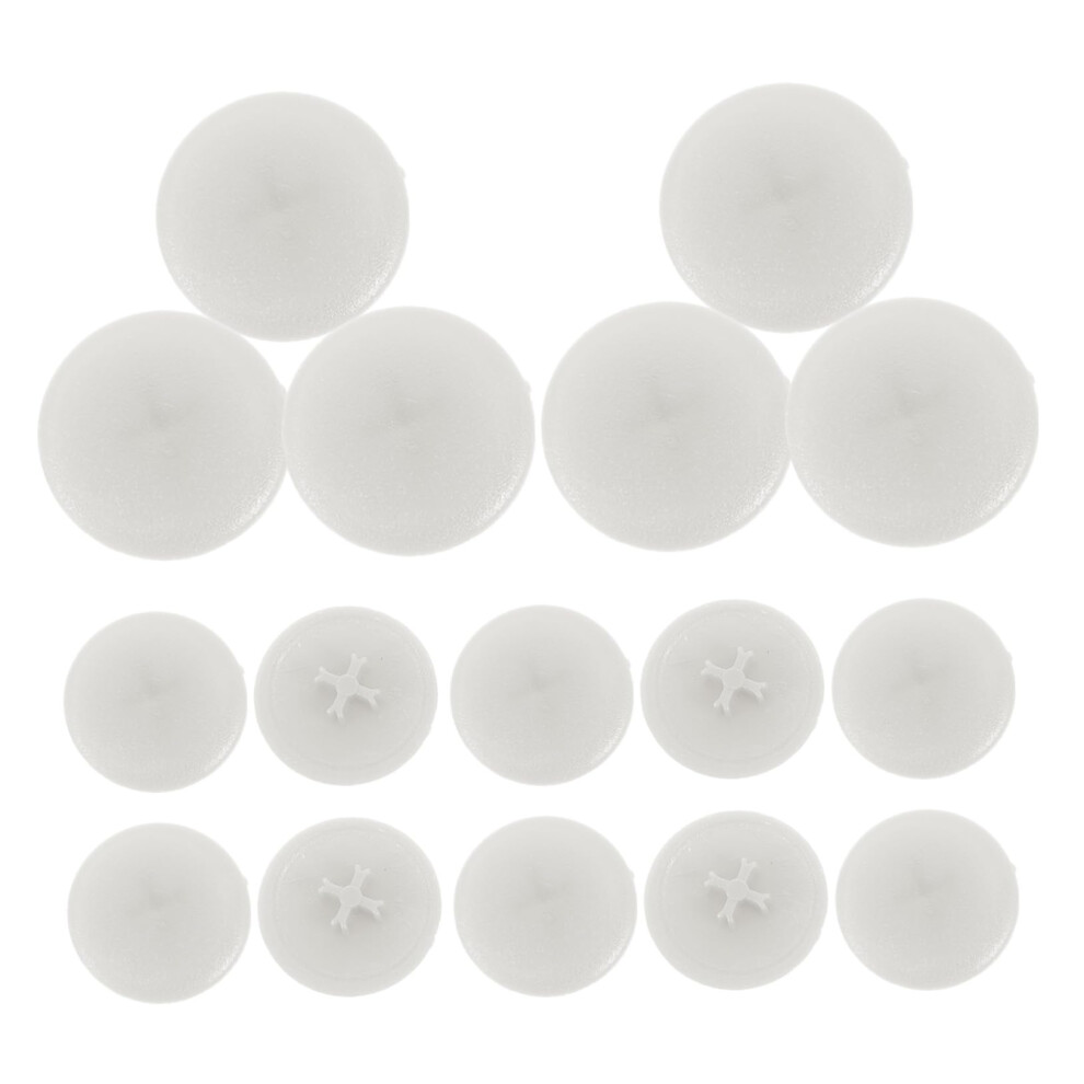 1000Pcs Plastic Screw Hole Covers Pp Material Easy Snap Installation For Furniture Cabinet 9351714539289