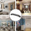 Matte Black Iron Barn Door Handle, Durable Easy Grip Pull for Indoor and Outdoor Use 5