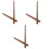 Elegant Wooden Clock Hands Set for DIY Projects, Durable Replacement Hands for Wall Clock Decor 1