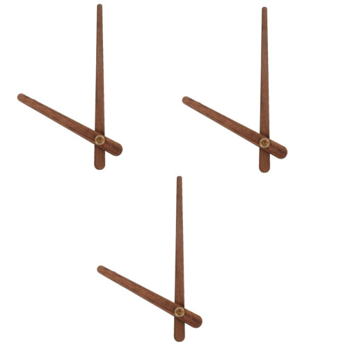 Elegant Wooden Clock Hands Set for DIY Projects, Durable Replacement Hands for Wall Clock Decor