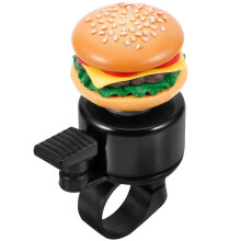 (7.30X5.60X3.30CM, As Shown) Bike Bell Bicycle Ringer Bell Bicycle Bell Cartoon Cycling Bell Bicycle Bike Bell Adorable Sandwich Bell