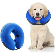 (27*27 cm) Pets Protective Collar With Velcro Fastening Adjustable Inflatable