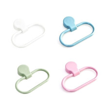 Self Adhesive Towel Holder for Bathroom and Kitchen, No Drill Towel Ring with Modern Minimalist Style