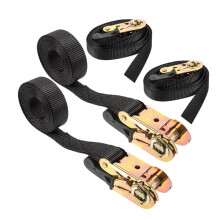 4pcs Heavy Duty Ratchet Tie Down Straps with Secure Tension Lock for Motorcycles Trucks Kayaks