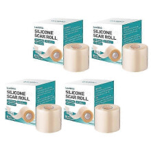 (4PCS) 1-5x Hydrocolloid Roll for Wound Care, Hydrocolloid Patch Bandages with Self-Adhesive, Waterproof, H