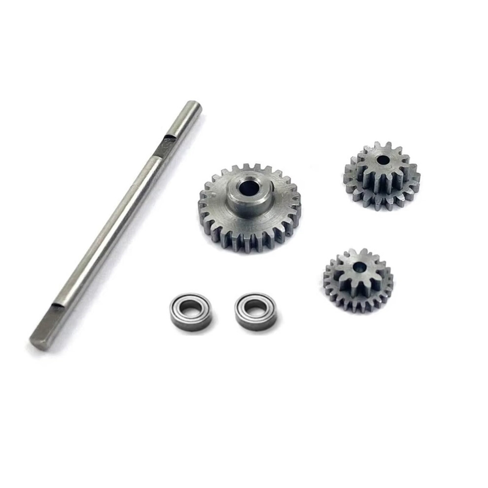 Rc Car Gearbox Steel Gears Set For Wpl D12 D42 1/10 Scale Upgrade, Durable Hardened Steel Transmission 9771547914600