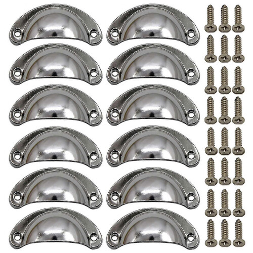 (Multicolor) Tools Home Improvement Classical Cup Handle Shell Pull Kitchen Cupboard Cabinet Door Furniture Drawer#d082200