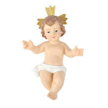 Figurines de bébé jésus en résine dans une crèche, Statues de-2
