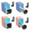 Portable USB Blower Changeable Speed-champagne round mouth 2