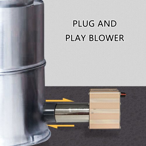 Portable USB Blower Changeable Speed-champagne round mouth 2