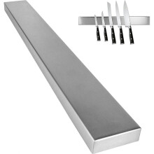 (50cm) Magnetic Knife Bar, Magnetic Knife Bar with Self-Adhesive, Stainless Steel Magnetic Knife Holder, Can Absorb Tools