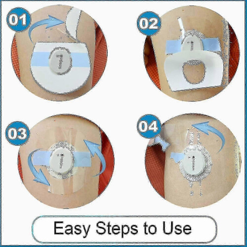 (3pack-30pcs, black) For Dexcom G7 Plasters, for Dexcom G7 Waterproof Patchs, for Dexcom G7 Self-adhesive Skin-friendly F 1