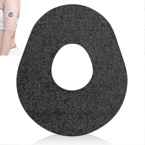 (3pack-30pcs, black) For Dexcom G7 Plasters, for Dexcom G7 Waterproof Patchs, for Dexcom G7 Self-adhesive Skin-friendly F