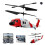 (Red) Remote Control Helicopter Obstacle Avoidance With 1080p Camera,2.4ghz 3.5ch Rc Helicopter With Led L 2