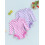 (2-3Y, Pink) Κορίτσια Μαγιό Μπικίνι με Στάμπα και Βολάν για Παραλία 3