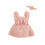 (18-24 Months, Pink) Letní oblečení pro s mašlí 9