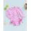 (2-3Y, Pink) Κορίτσια Μαγιό Μπικίνι με Στάμπα και Βολάν για Παραλία 5