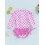 (2-3Y, Pink) Κορίτσια Μαγιό Μπικίνι με Στάμπα και Βολάν για Παραλία 6