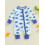 (6-12 Months, Blue) Ολόσωμη φόρμα μωρών για νεογέννητα 4