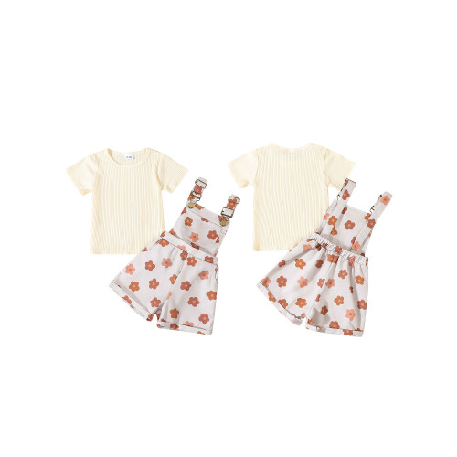 (12-18 Months, Apricot) Καλοκαιρινή στολή για 2 τεμαχίων 1