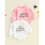 (3-6 Months, Pink) Mono tipo sudadera e invierno. 2