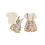 (12-18 Months, Beige) Καλοκαιρινή στολή για 2 τεμαχίων 13