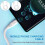 (Type C 120W) 100cm Long USB2.0 to Type C/USB 5Pin Power Cable Fast Charging Data Cord Wire 4