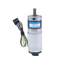36GP555 DC Planetary Gear Motor 12V 24V Torque 16RPM 6mm Shaft with Encoder for Robotics