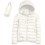 (Medium, K-wine) Lightweight Hooded Down Jacket For Women - Packable Puffer Coats 1