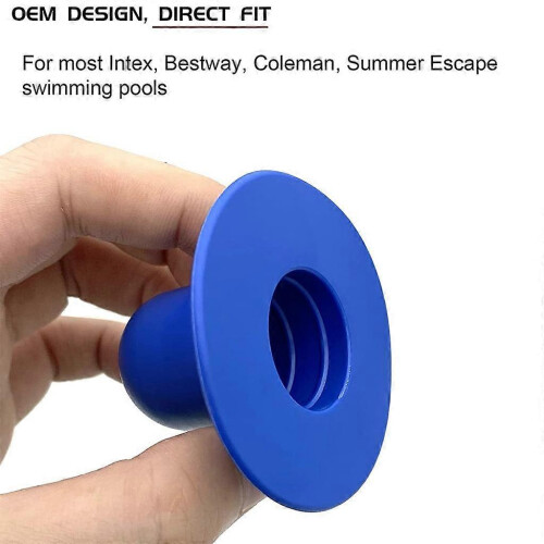 (D) Universal Pool Wall Plugs Replacements Designed for Pool Pumps Pool Plugs 1
