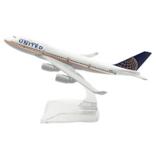 1:400 B747 Diecast Airplane Model, Realistic Alloy Aircraft for Collectors