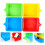 4pcs Watercolor Paint Palette Set, Stackable Durable Plastic Mixing Tray with Easy Clean Surface 3