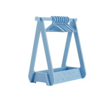 (Blue) Jewelry Display Stand Acrylic Earrings Holder Necklace Jewelry Show Bracket