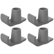 (07, Gray) Heavy Duty Walker Glide Skis Help Seniors Walker Glide Feet Cover For Folding Walker Accessories