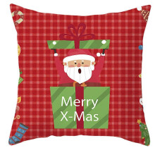 (5) Merry Christmas Pillowcase Throw Pillow for Case Home Decoration Xmas New Year Cushion Cover Farmhouse for Couch Sofa Bedroom Living Room Decor