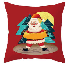 (1) Merry Christmas Pillowcase Throw Pillow for Case Home Decoration Xmas New Year Cushion Cover Farmhouse for Couch Sofa Bedroom Living Room Decor