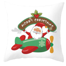 (18) Merry Christmas Pillowcase Throw Pillow for Case Home Decoration Xmas New Year Cushion Cover Farmhouse for Couch Sofa Bedroom Living Room Decor