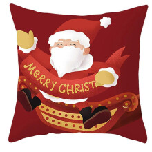 (11) Merry Christmas Pillowcase Throw Pillow for Case Home Decoration Xmas New Year Cushion Cover Farmhouse for Couch Sofa Bedroom Living Room Decor
