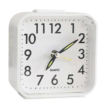 (White) Multifunction Alarm Clock Light Glowing Led Light Ornament Crafts