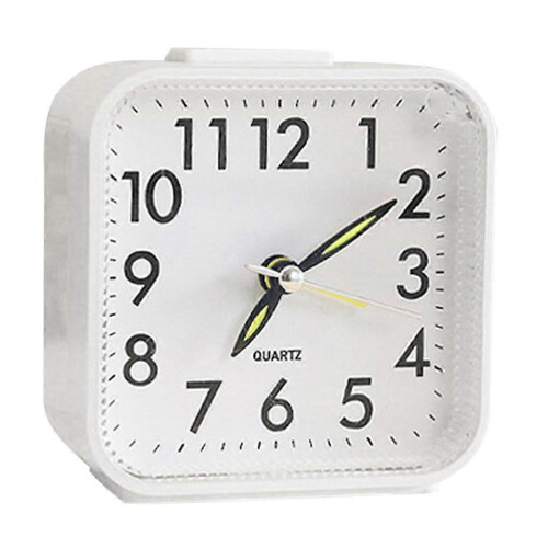 (White) Multifunction Alarm Clock Light  Glowing Led Light Ornament Crafts