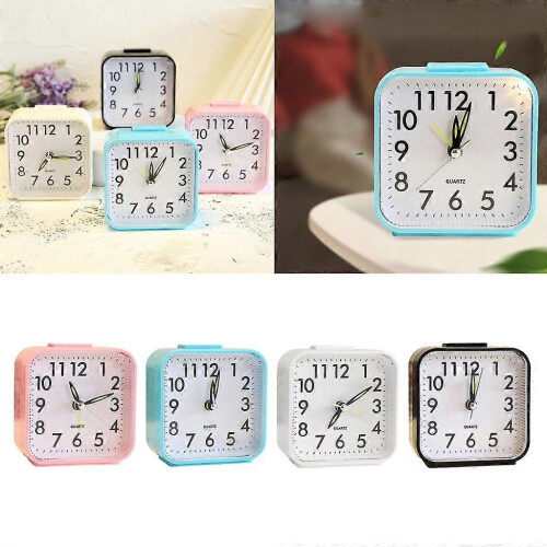 (White) Multifunction Alarm Clock Light  Glowing Led Light Ornament Crafts 1