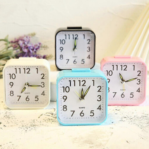 (Blue) Multifunction Alarm Clock Light  Glowing Led Light Ornament Crafts 2