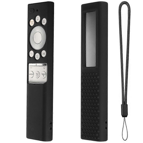 (Black) Protective for Case for -Solar TV Remote Lightweight Sleeve Shockproof Cover