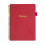 (Red) Meeting Notes Notebook Meeting Book for Note Taking With Action Items for Work 1