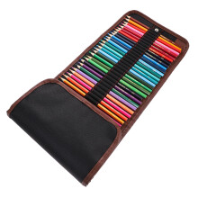 Watercolor Pencils Set for Artists with Water Soluble Colors and Durable Tips in Portable Bag