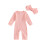 (0-3 Months, Pink) Σετ 2 τεμαχίων για νεογέννητα 1