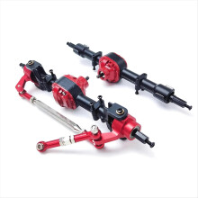 RC Metal Axle Set for MN82 LC79 RC Truck, Durable Front and Rear Upgrade Parts for Enhanced Handling