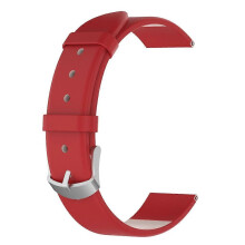 (Red) Leather Watch Strap Leather Replacement Watches Band Perfect for Smartwatches